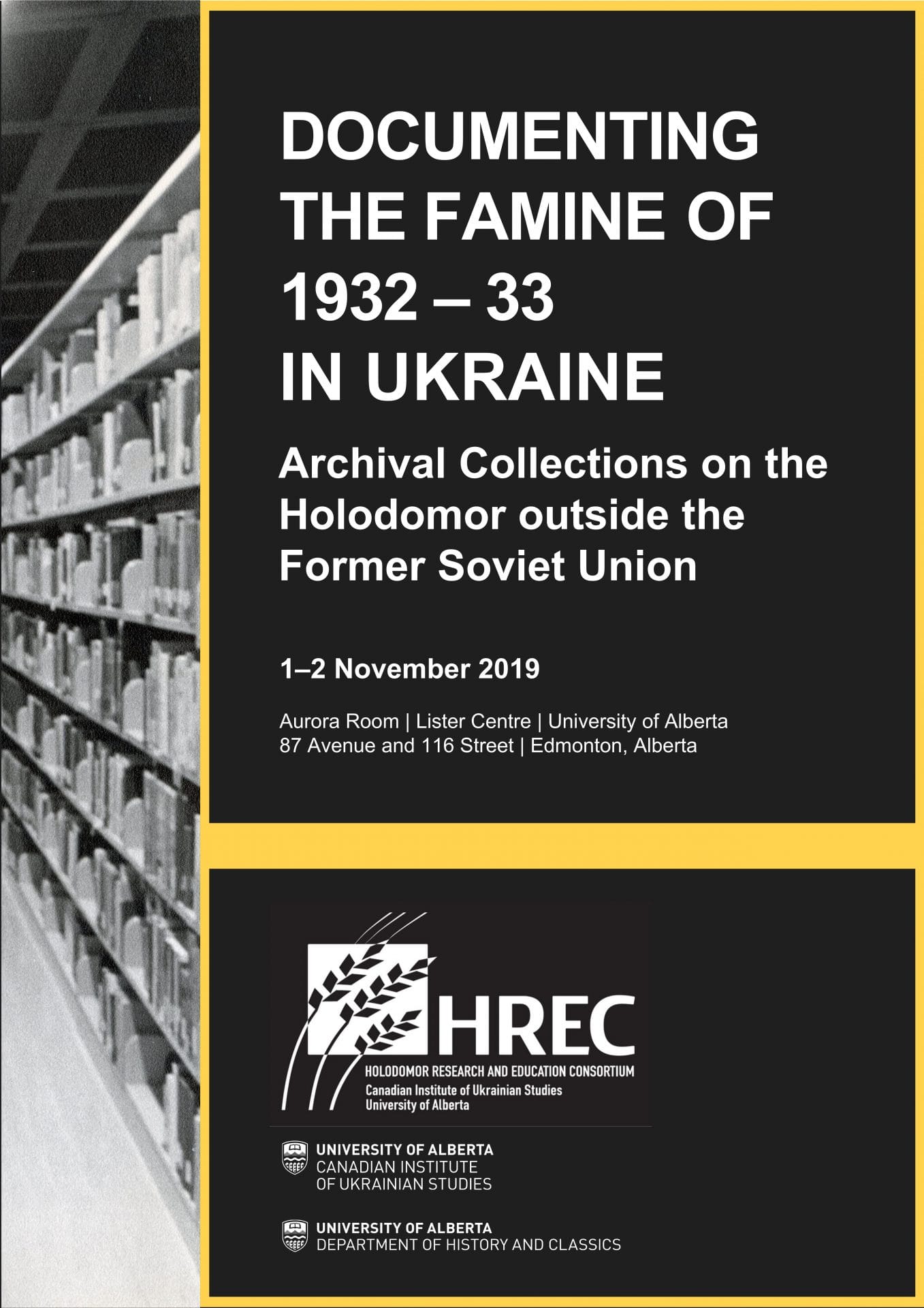 Main image Documenting the Famine of 1932-1933 in Ukraine: Archival Collections on the Holodomor outside the former Soviet Union